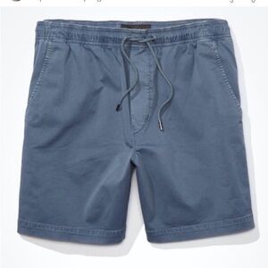 American Eagle Outfitters Steel Blue 5.5 in Inseam Trekker Shorts